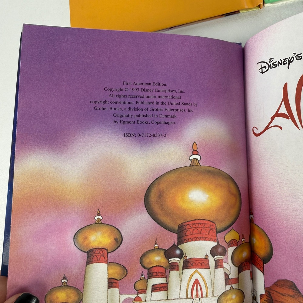 Vintage Disney Grolier Book Club Hardcover Lot of 7 Dumbo Lion King 70s-00s - Picture 7 of 11